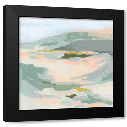 Desert Ridge I Black Modern Wood Framed Art Print with Double Matting by Vess, June Erica