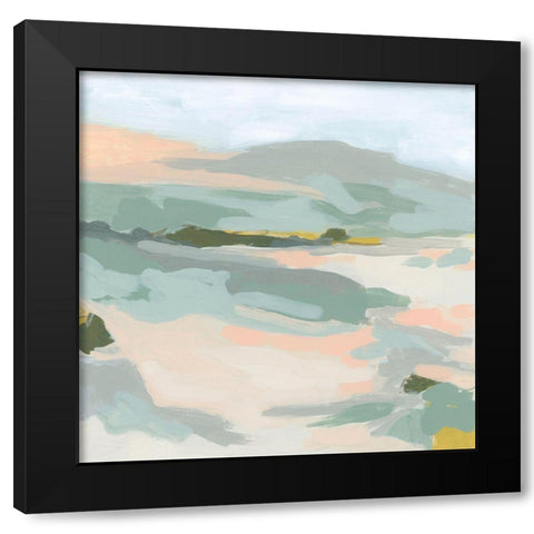 Desert Ridge II Black Modern Wood Framed Art Print by Vess, June Erica