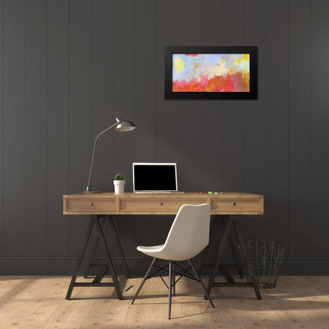 Revenir I Black Modern Wood Framed Art Print by Jachimiec, Sue