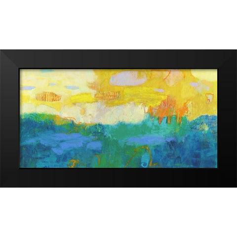 Revenir III Black Modern Wood Framed Art Print by Jachimiec, Sue