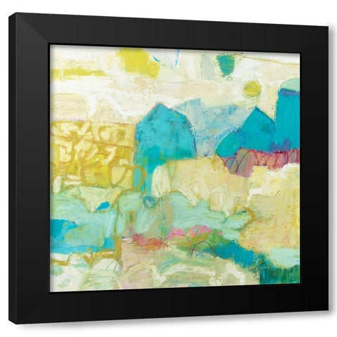 Colligere II Black Modern Wood Framed Art Print by Jachimiec, Sue