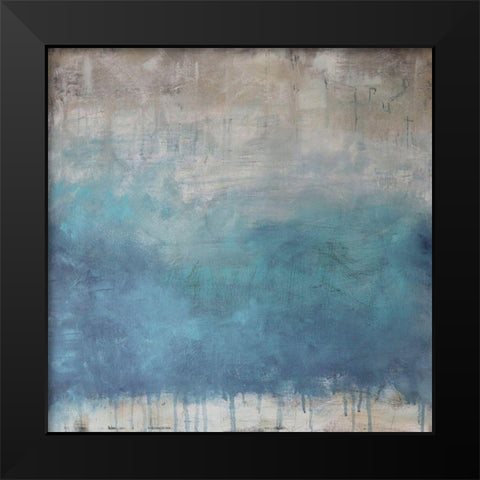 Serenity Paused Black Modern Wood Framed Art Print by Bagnato, Judi