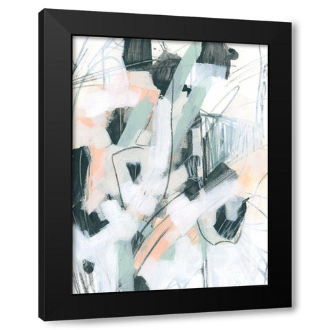 Tempered Sketch IV Black Modern Wood Framed Art Print by Vess, June Erica