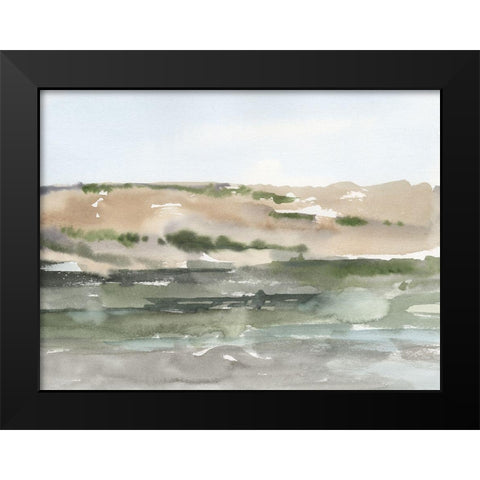 Valley Oasis II Black Modern Wood Framed Art Print by Harper, Ethan