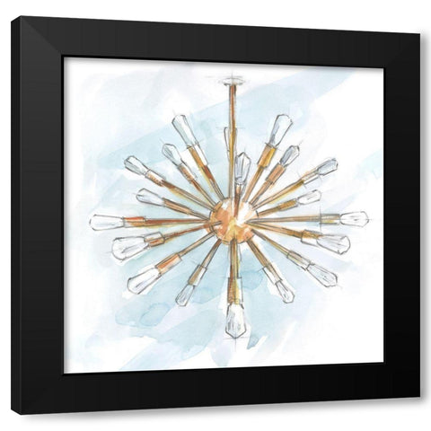 Retro Fixtures III Black Modern Wood Framed Art Print by Harper, Ethan