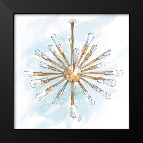 Retro Fixtures III Black Modern Wood Framed Art Print by Harper, Ethan