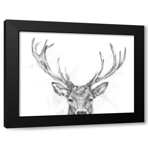 Well-Hello Dear I Black Modern Wood Framed Art Print by Harper, Ethan