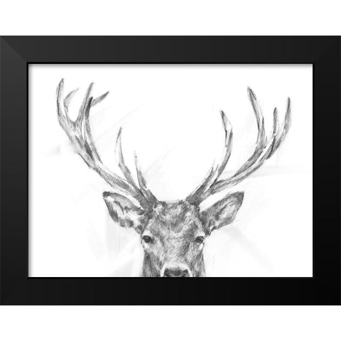 Well-Hello Dear I Black Modern Wood Framed Art Print by Harper, Ethan