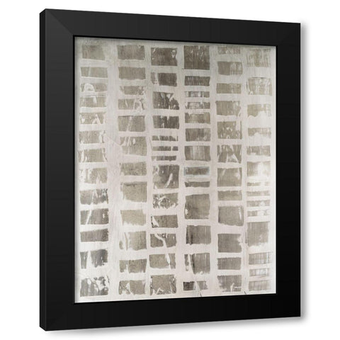Recessive I Black Modern Wood Framed Art Print by Lam, Vanna