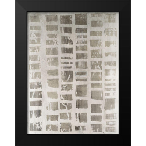 Recessive I Black Modern Wood Framed Art Print by Lam, Vanna