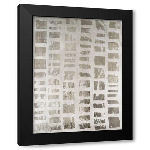 Recessive II Black Modern Wood Framed Art Print by Lam, Vanna