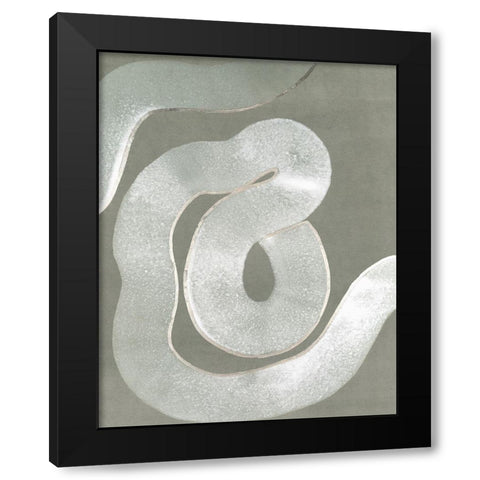 Rhizomes I Black Modern Wood Framed Art Print with Double Matting by Lam, Vanna