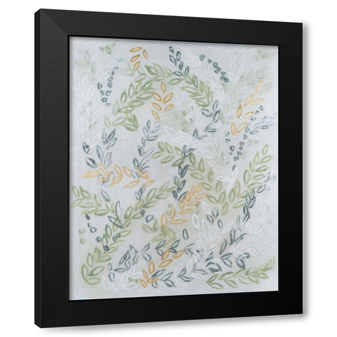 Germinate II Black Modern Wood Framed Art Print by Lam, Vanna