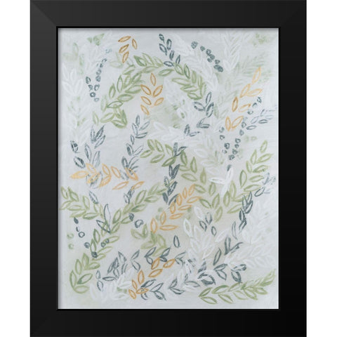 Germinate II Black Modern Wood Framed Art Print by Lam, Vanna