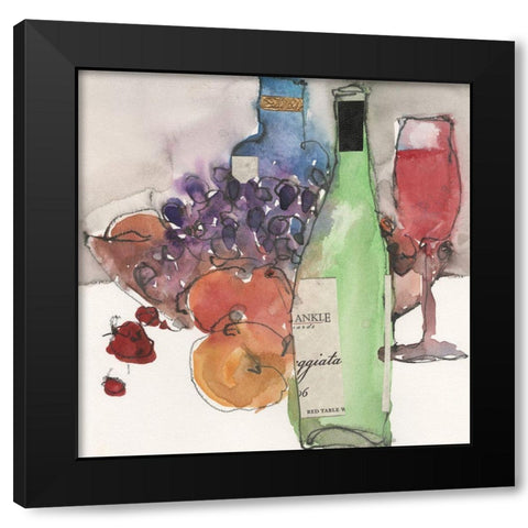 Fruitful Moment I Black Modern Wood Framed Art Print with Double Matting by Dixon, Samuel