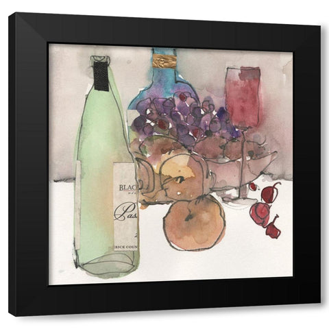 Fruitful Moment II Black Modern Wood Framed Art Print with Double Matting by Dixon, Samuel