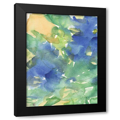 Fanciful Flora I Black Modern Wood Framed Art Print with Double Matting by Dixon, Samuel