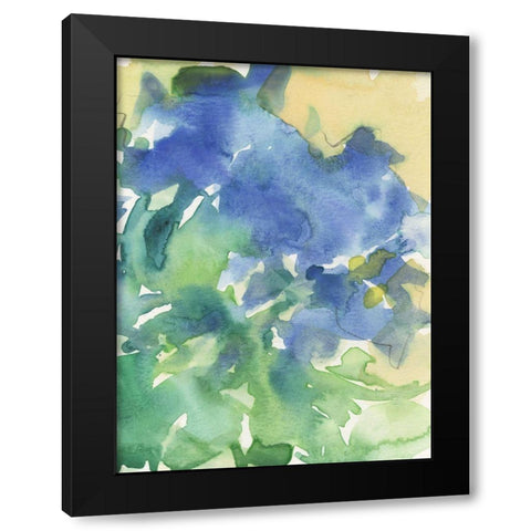 Fanciful Flora IV Black Modern Wood Framed Art Print with Double Matting by Dixon, Samuel