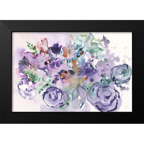 From the Garden Party I Black Modern Wood Framed Art Print by Dixon, Samuel