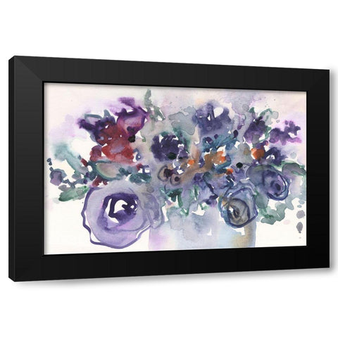 From the Garden Party II Black Modern Wood Framed Art Print by Dixon, Samuel