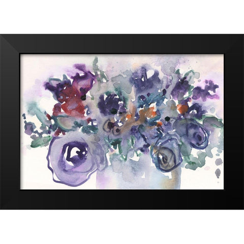 From the Garden Party II Black Modern Wood Framed Art Print by Dixon, Samuel