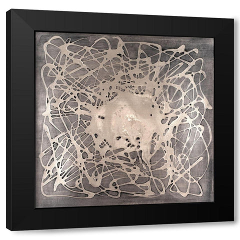 Neuron in Aged Silver Black Modern Wood Framed Art Print by Willett, Michael