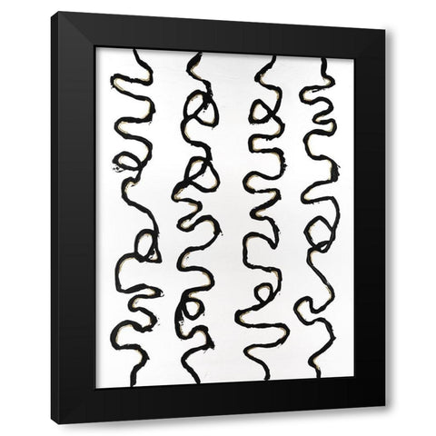 Sidetracked II Black Modern Wood Framed Art Print with Double Matting by Willett, Michael