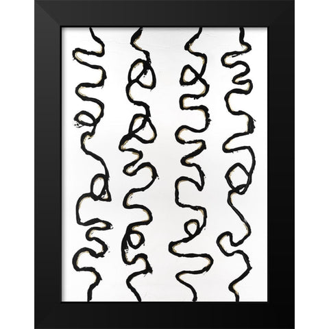 Sidetracked II Black Modern Wood Framed Art Print by Willett, Michael