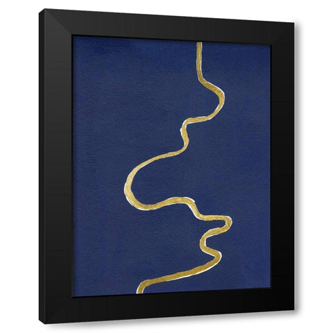 Oxbow I Black Modern Wood Framed Art Print by Willett, Michael