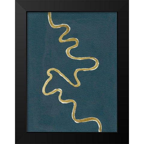 Oxbow III Black Modern Wood Framed Art Print by Willett, Michael