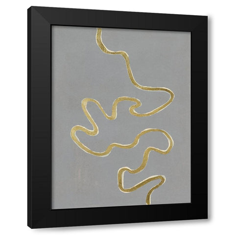 Oxbow IV Black Modern Wood Framed Art Print by Willett, Michael