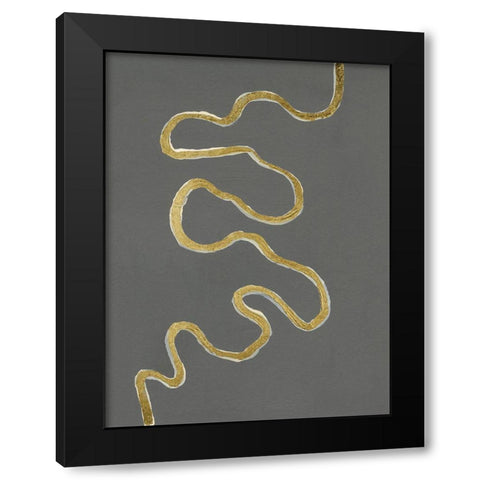 Oxbow VI Black Modern Wood Framed Art Print with Double Matting by Willett, Michael