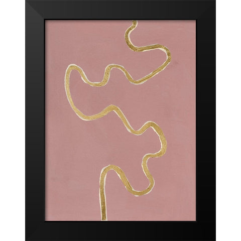 Oxbow VII Black Modern Wood Framed Art Print by Willett, Michael