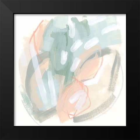 Fog Spiral I Black Modern Wood Framed Art Print by Vess, June Erica