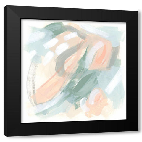 Fog Spiral IV Black Modern Wood Framed Art Print by Vess, June Erica
