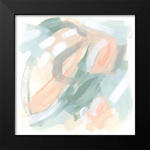 Fog Spiral IV Black Modern Wood Framed Art Print by Vess, June Erica