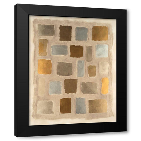 Sand Shaped II Black Modern Wood Framed Art Print by Willett, Michael