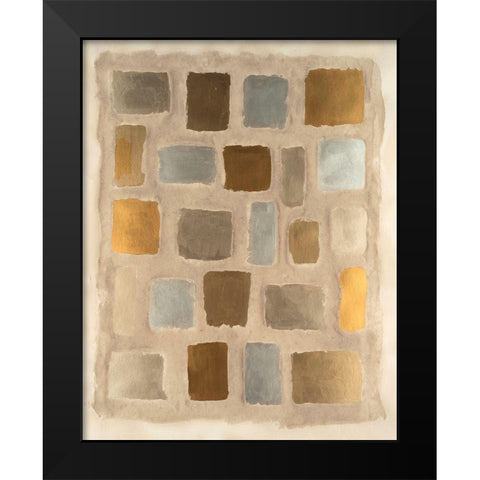 Sand Shaped II Black Modern Wood Framed Art Print by Willett, Michael