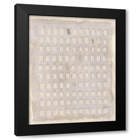 Pearl Punch Card I Black Modern Wood Framed Art Print with Double Matting by Willett, Michael