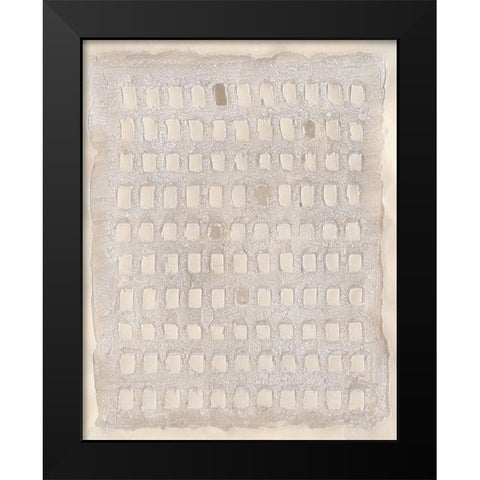 Pearl Punch Card I Black Modern Wood Framed Art Print by Willett, Michael