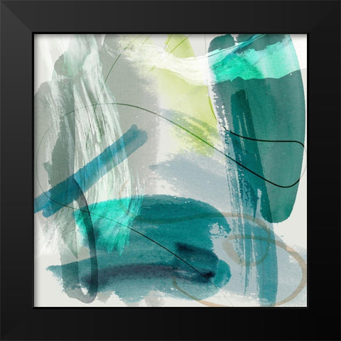 Evening Tide II Black Modern Wood Framed Art Print by Wang, Melissa