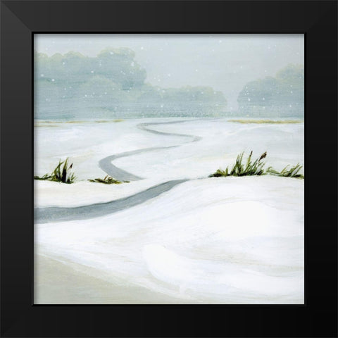 Snowfield I Black Modern Wood Framed Art Print by Popp, Grace