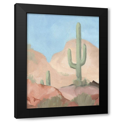 Sunny Saguaro I Black Modern Wood Framed Art Print by Green, Jacob