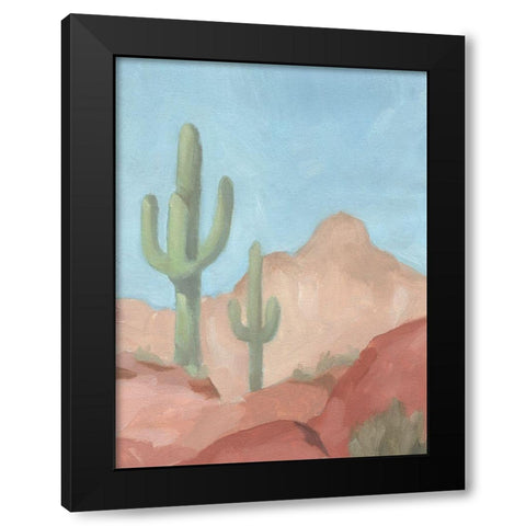 Sunny Saguaro II Black Modern Wood Framed Art Print by Green, Jacob