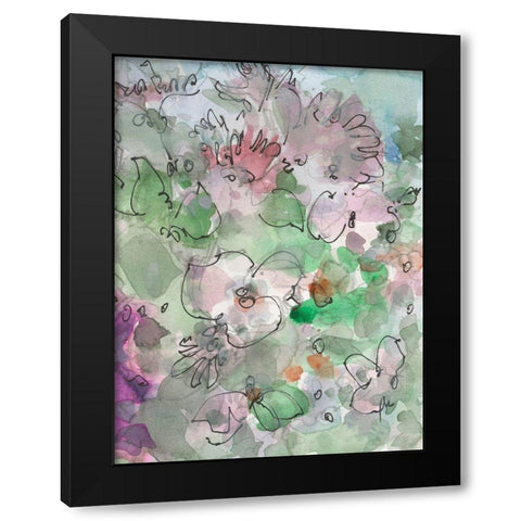 Dainty Details I Black Modern Wood Framed Art Print with Double Matting by Dixon, Samuel