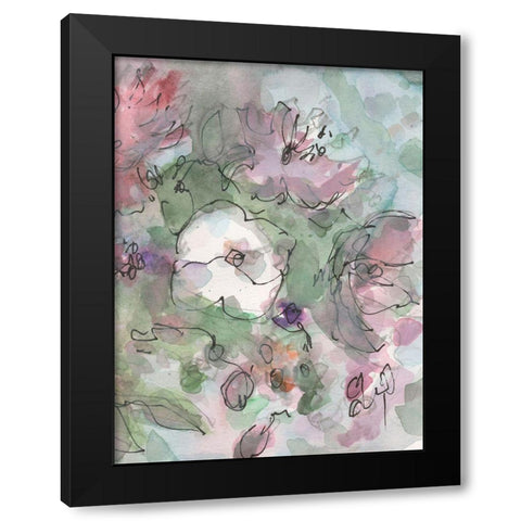 Dainty Details II Black Modern Wood Framed Art Print with Double Matting by Dixon, Samuel
