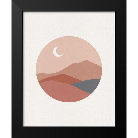 Deconstructed Desert II Black Modern Wood Framed Art Print by Green, Jacob