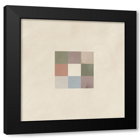 Palette Swatches III Black Modern Wood Framed Art Print by Green, Jacob