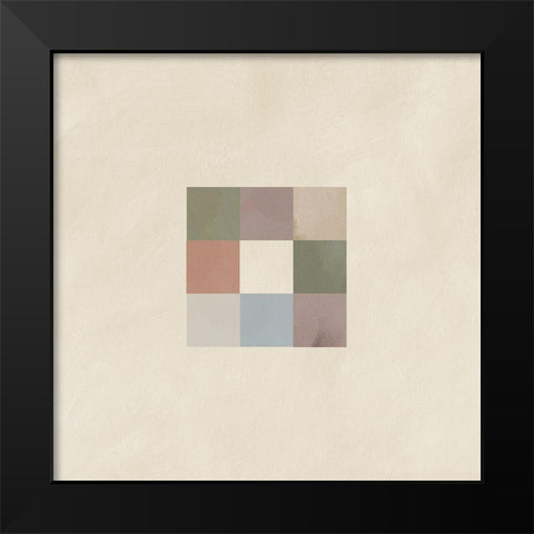 Palette Swatches III Black Modern Wood Framed Art Print by Green, Jacob