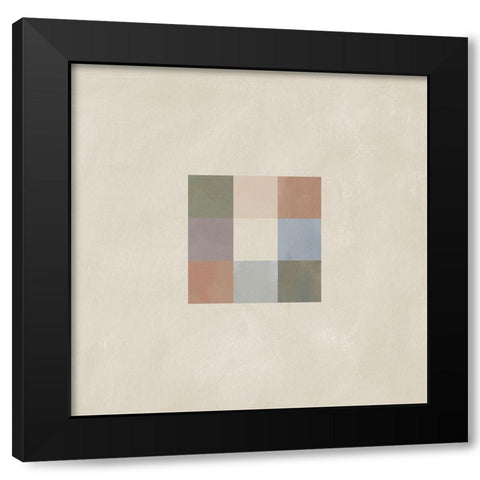 Palette Swatches IV Black Modern Wood Framed Art Print by Green, Jacob